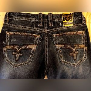 Men’s Rock Revival Blue Grotto Boot Jeans 36/30